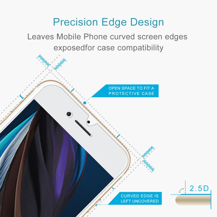 50pcs Tempered Glass Film for iPhone SE 2022 & 2020
