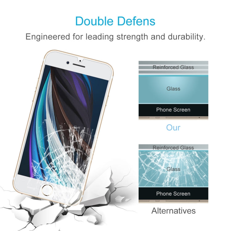 50pcs Tempered Glass Film for iPhone SE 2022 & 2020