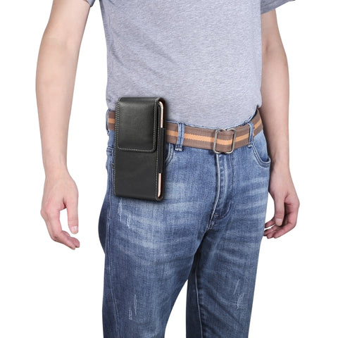 Marsupio vertical universel en peau d'agneau de 5,2 pouces pour iPhone XS, Galaxy S10e, Huawei P30, pour 5,2 pouces