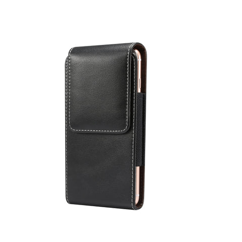 Marsupio vertical universel en peau d'agneau de 6,9 ​​pouces pour Huawei Mate 20x, Xiaomi Max, pour 6,9 pouces