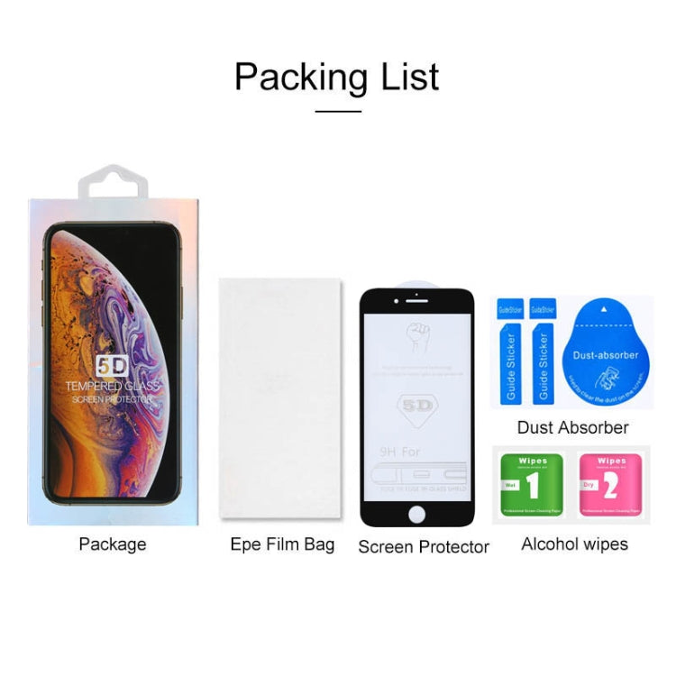 9H 5D Full Glue Tempered Glass for iPhone 7 Plus / 8 Plus