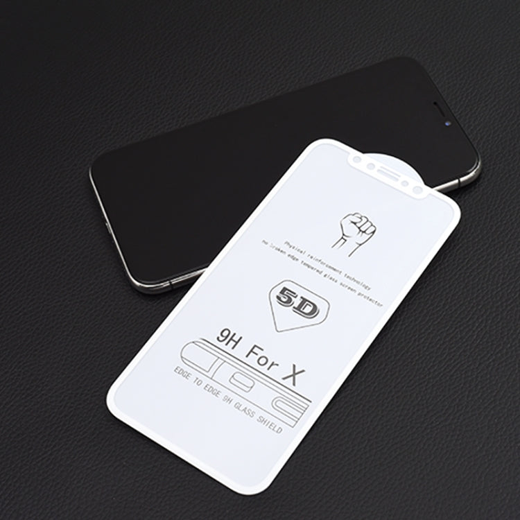 25 Pack 9H 5D Full Glue Tempered Glass for iPhone 7/8 Plus