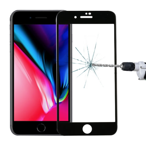 Per iPhone 8 Plus e 7 Plus 0,3 mm Durezza superficiale 9H Proteggi schermo in vetro temperato curvo a schermo intero 5D, For iPhone 8P & 7P(1 PC)