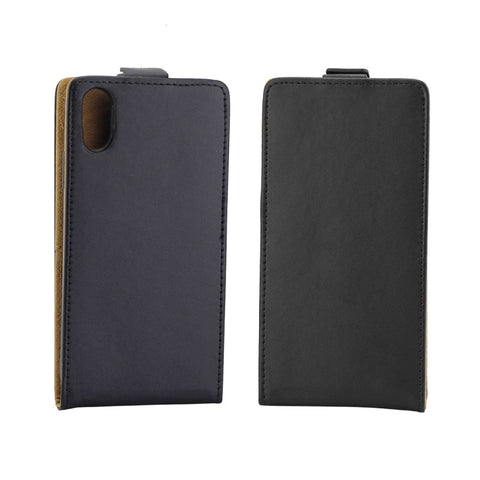 Per iPhone XS Max Custodia in pelle TPU con vibrazione verticale stile business con slot per schede, For XS Max