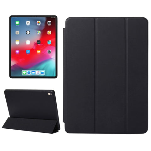 Custodia in pelle tinta unita con ribaltamento orizzontale per iPad Pro 12,9 pollici (2018), con supporto triplo pieghevole e funzione sveglia/sonno, For iPad Pro 12.9 inch (2018)