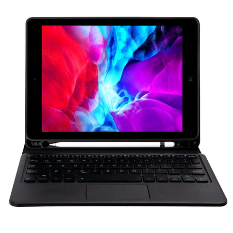 YT11B-A Custodia tablet in pelle staccabile con tastiera Bluetooth color caramello con touch pad, slot per penna e supporto per iPad Pro 11 pollici 2021, For iPad Pro 11 (2021)