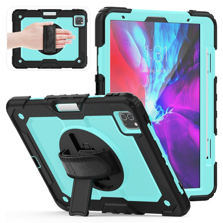 Shockproof iPad Pro 11 Case with Holder & Strap - Black