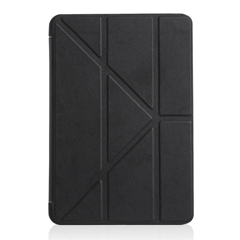 Custodia in pelle a copertura totale con texture PU+ gel di silice Millet per iPad Mini 2019, con supporto multi-pieghevole