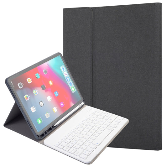RK11 per iPad Pro 11 pollici texture seta staccabile custodia in pelle per tablet in pelle con tastiera Bluetooth con slot per penna e funzione di supporto