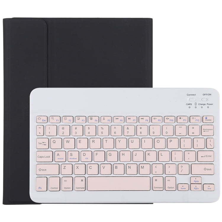 TG11B Tastiera Bluetooth staccabile rosa + Custodia tablet in pelle microfibra per iPad Pro 11 pollici (2020), con slot per penna e supporto, Pink Keyboard