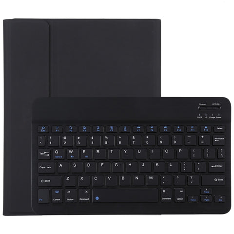 TG11B Tastiera nera Bluetooth staccabile + Custodia tablet in pelle microfibra per iPad Pro 11 pollici (2020), con slot per penna e supporto, Black Keyboard