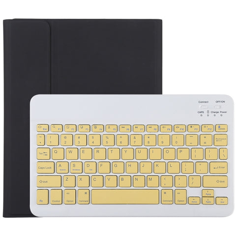 TG11B Tastiera Bluetooth staccabile gialla + Custodia tablet in pelle microfibra per iPad Pro 11 pollici (2020), con slot per penna e supporto, Yellow Keyboard
