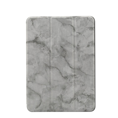 Custodia in pelle con chiusura orizzontale con motivo marmorizzato per iPad Mini 2019, con supporto triplo pieghevole e slot per penna e funzione di sonno/sveglia, For iPad Mini 2019