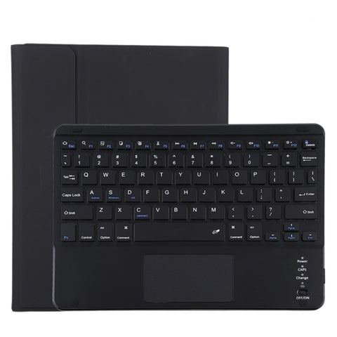 TG11BC Custodia tablet staccabile in pelle microfibra Bluetooth con tastiera nera per iPad Pro 11 pollici (2020), con touchpad, slot per penna e supporto, Black Keyboard