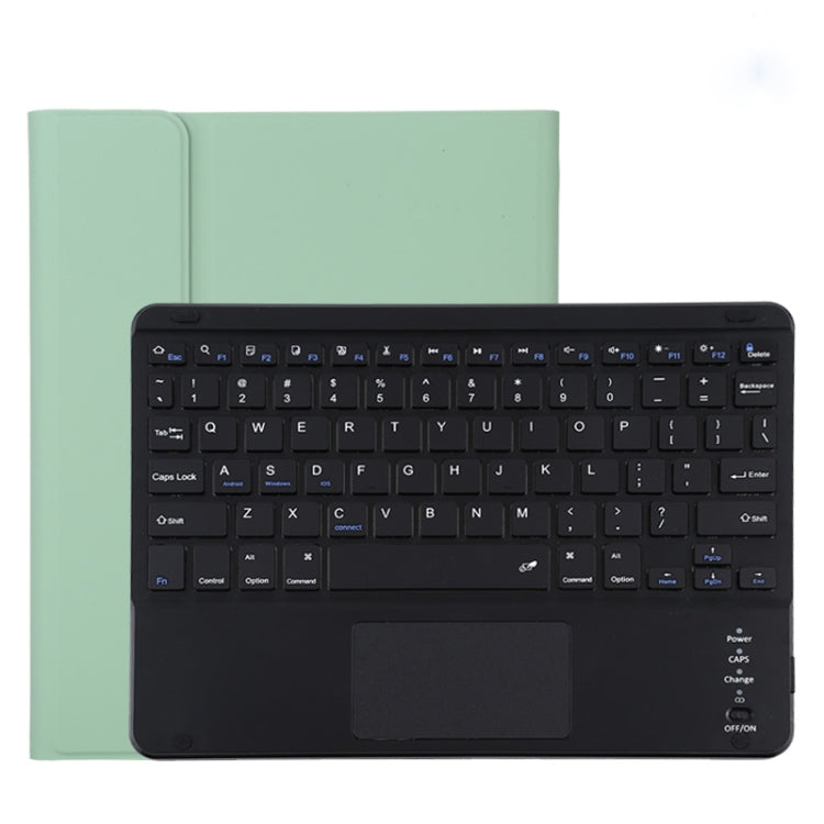 TG11BC Custodia tablet staccabile in pelle microfibra Bluetooth con tastiera nera per iPad Pro 11 pollici (2020), con touchpad, slot per penna e supporto, Black Keyboard