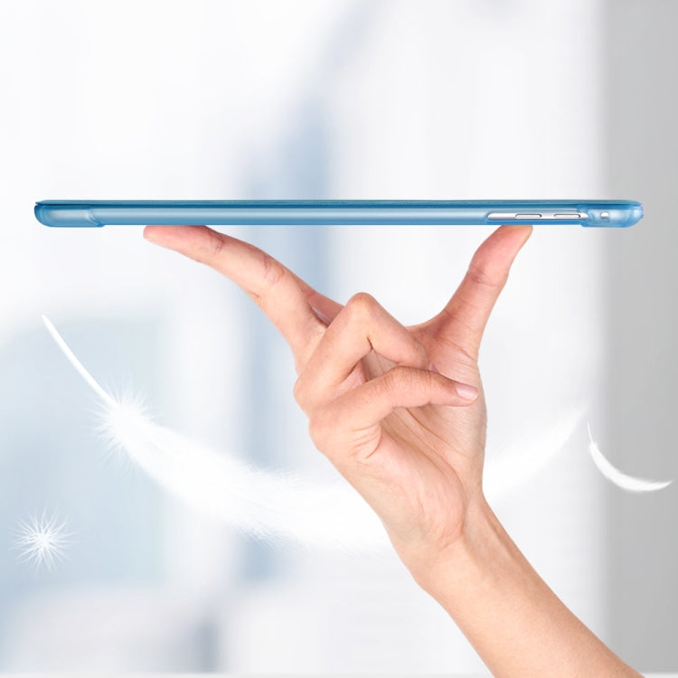 Multi-folding Shockproof TPU Protective Case for iPad 9.7 (2018) / 9.7 (2017) / air / air2, with Holder & Pen Slot                                      ...
