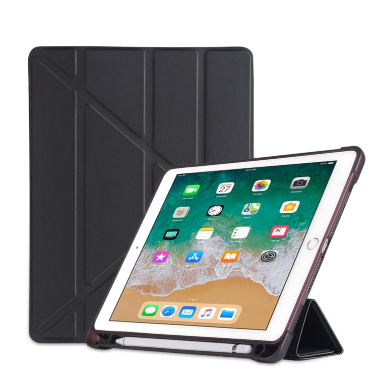 Durable Multi-Folding TPU Case for iPad 9.7 with Holder