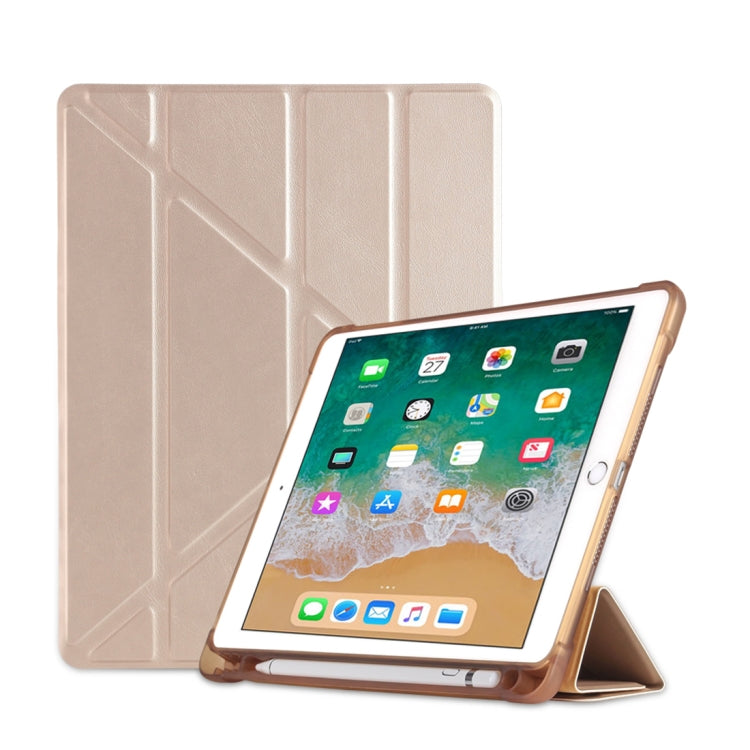 Durable Multi-Folding TPU Case for iPad 9.7 with Holder