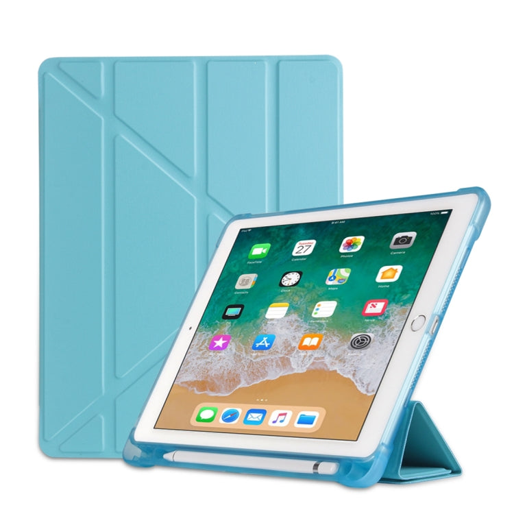 Durable Multi-Folding TPU Case for iPad 9.7 with Holder
