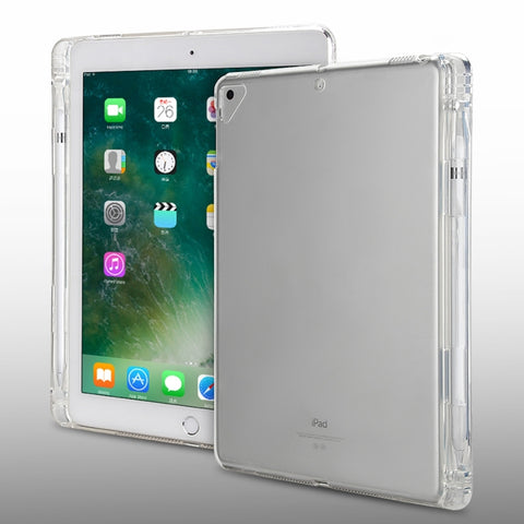 Custodia protettiva morbida con cover posteriore protettiva in TPU trasparente per iPad Pro da 10,5 pollici, con slot per penna, iPad Pro 10.5 pollici