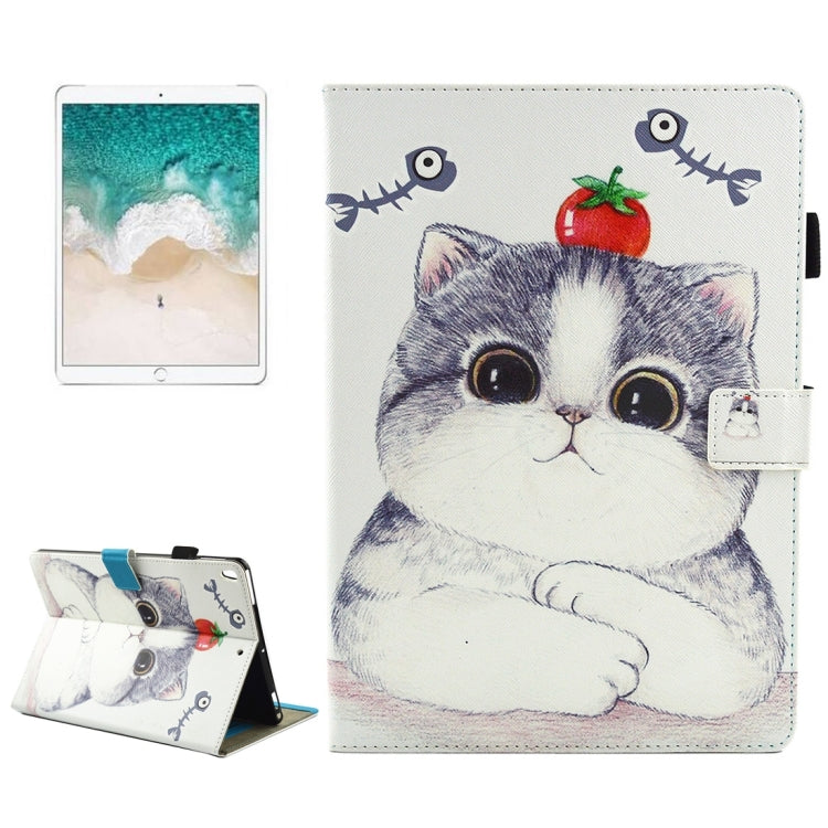 Per iPad Pro Custodia protettiva in pelle con vibrazione orizzontale da 10,5 pollici con supporto e slot per schede e sospensione, For iPad Pro 10.5 inch, iPad Pro 10.5 inch