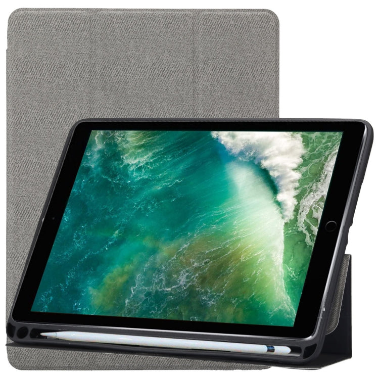 Cloth Texture iPad Pro 10.5 Case with Folding Stand & Pen