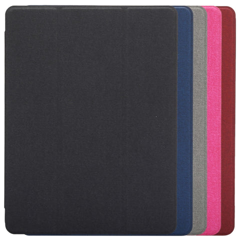 Custodia in pelle con chiusura orizzontale con motivo a trama in tessuto per iPad Pro da 10,5 pollici, con supporto triplo pieghevole e slot per penna, For iPad Pro 10.5, For  iPad Pro 10.5