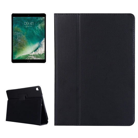 Per iPad Pro da 10,5 pollici Litchi Texture Custodia in pelle con vibrazione orizzontale 2 pieghe con supporto