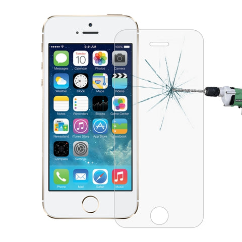 2 PEZZI per iPhone SE e 5s e 5C e 5 Pellicola per schermo in vetro temperato antideflagrante 0,26 mm 9H Durezza superficiale 2.5D, 2pcs - Novalix Store