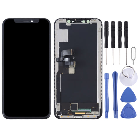 Schermo LCD in materiale OLED e digitalizzatore assemblaggio completo per iPhone X, For iPhone X ()