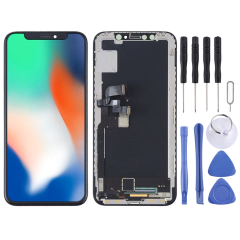 Schermo LCD in materiale OLED e digitalizzatore assemblaggio completo per iPhone X, For iPhone X ()