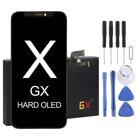 Schermo LCD in materiale GX OLED e digitalizzatore assemblaggio completo per iPhone X, For iPhone X