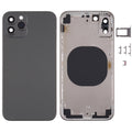 Back Housing Cover with Appearance Imitation of iP13 Pro for iPhone X, for iPhone X(Black)