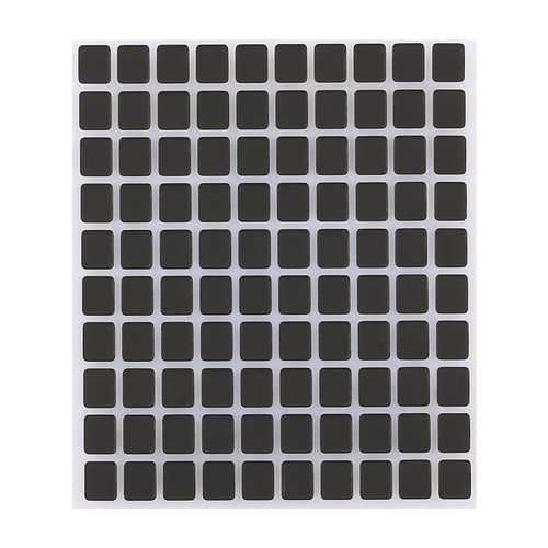 100 Black Screen Stickers for iPhone X - 100 PCS Pack