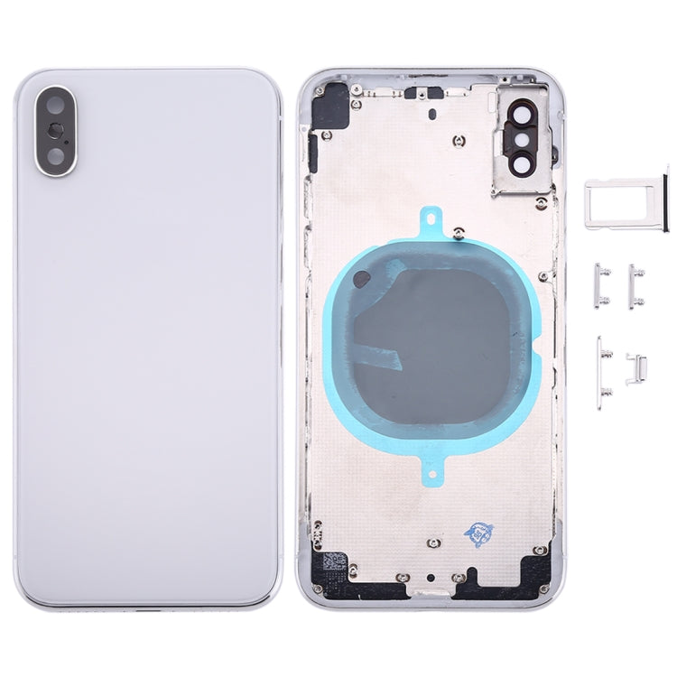 Back Housing Cover with SIM Card Tray & Side keys for iPhone X, For iPhone X(with SIM Card Tray), For iPhone X with Side keys                           ...