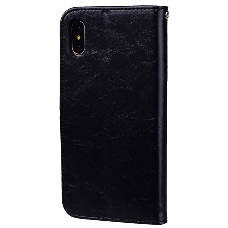 iPhone X/XS Leather Case with Card Slots and Wallet Design