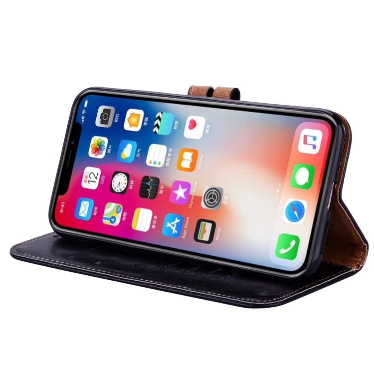 iPhone X/XS Leather Case with Card Slots and Wallet Design