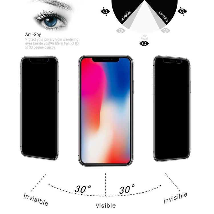 iPhone X & XS 9H 3D Privacy Tempered Glass Screen Protector