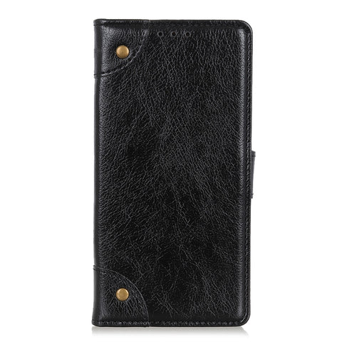 Per iPhone 11 Pro Custodia in pelle con chiusura orizzontale con fibbia in nappa color rame, con supporto, slot per carte e portafoglio, For XI (2019)