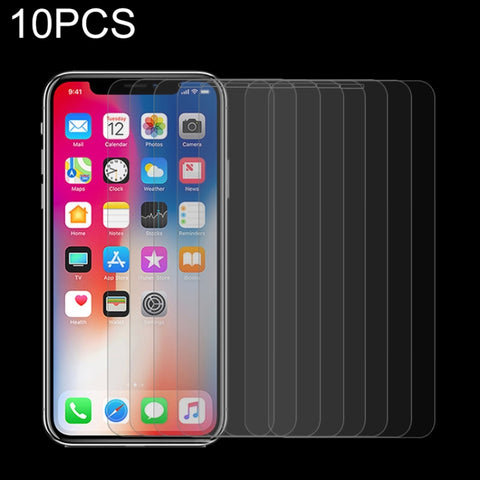 Per iPhone 11 Pro / XS / X Pellicola in vetro temperato 10 pezzi 0,3 mm 2,5D 9H, Per iPhone 11 Pro / XS / X HD(10 PCS)