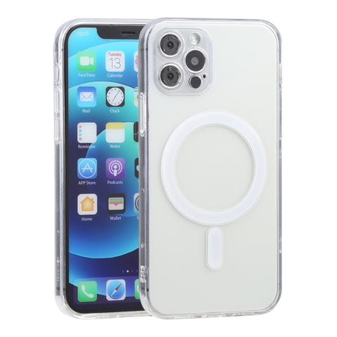 Per iPhone 12 Pro Max Custodia protettiva magnetica Magsafe in TPU con foro accurato, For iPhone 12 Pro Max