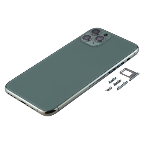 Cover posteriore con vassoio per scheda SIM, tasti laterali e obiettivo della fotocamera per iPhone 11 Pro Max, For iPhone 11 Pro Max (with Camera Lens), For iPhone 11 Pro Max (Camera Lens)