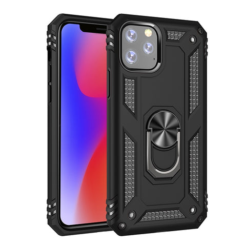 Custodia protettiva Armor antiurto in TPU + PC per iPhone 11 Pro Max, con supporto per rotazione di 360 gradi, Per iPhone 11 Pro Max