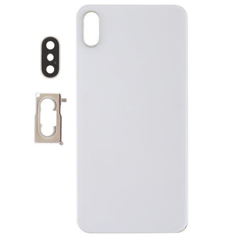Cover posteriore per iPhone XS Max con cornice fotocamera e adesivo