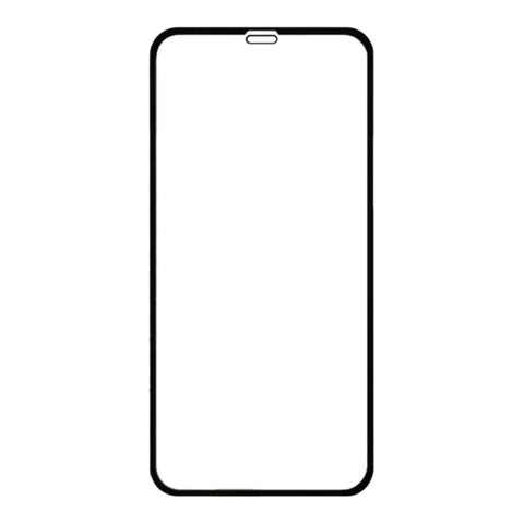 Per iPhone XS Max 9H Pellicola protettiva per schermo intero in fibra di carbonio serigrafata ultrasottile 2.5D, Per iPhone XS Max Black 2.5D, Per iPhone XS Max White