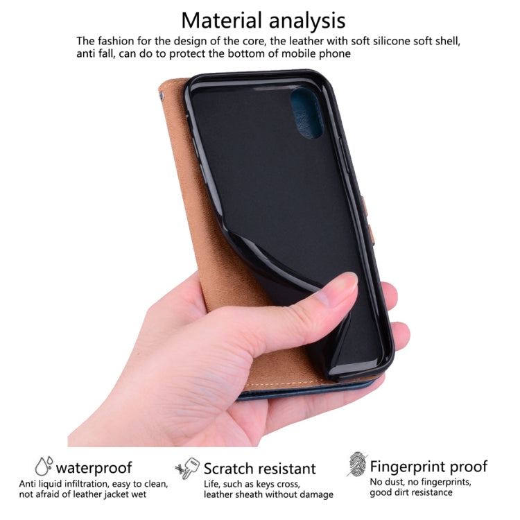 iPhone XS Max Leather Wallet Case with Card Slots & Holder