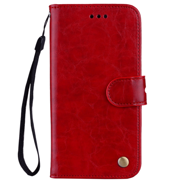 For iPhone XS Max Business Style Oil Wax Texture Horizontal Flip Leather Case with Holder & Card Slots & Wallet, For iPhone XS Max