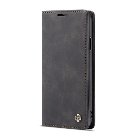 Per iPhone XS Max CaseMe-013 Custodia multifunzionale in pelle con chiusura orizzontale smerigliata retrò con slot per schede, supporto e portafoglio, For iPhone XS Max