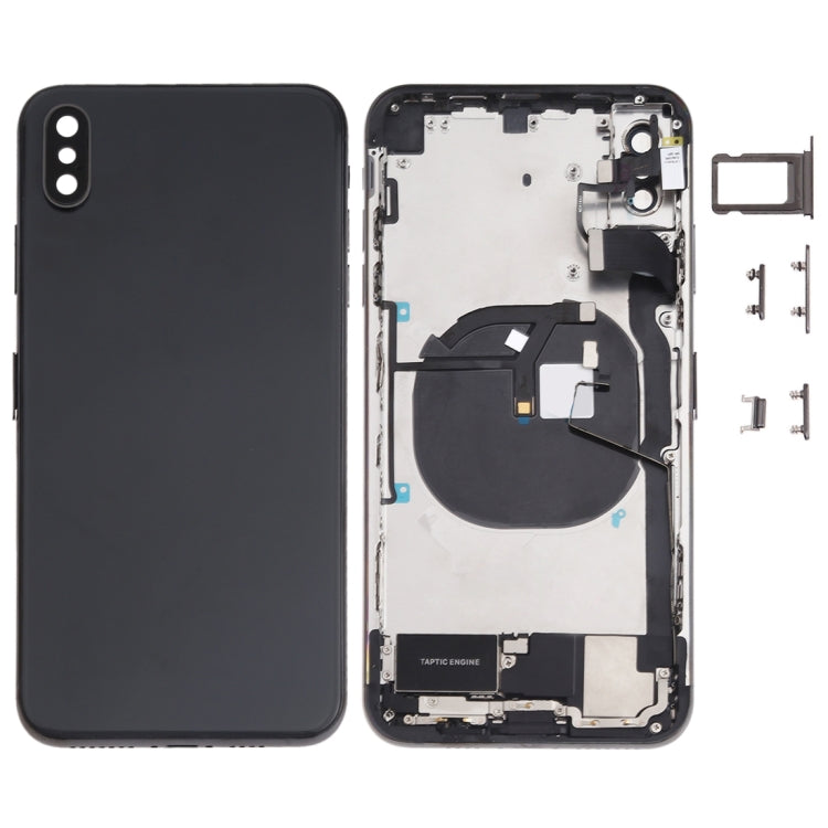 Battery Back Cover Assembly (with Side Keys & Speaker Ringer Buzzer & Motor & Camera Lens & Card Tray & Power Button + Volume Button + Charging Port + S...