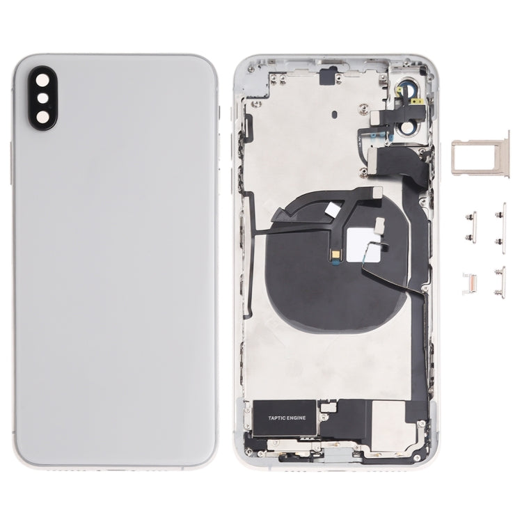 Battery Back Cover Assembly (with Side Keys & Speaker Ringer Buzzer & Motor & Camera Lens & Card Tray & Power Button + Volume Button + Charging Port + S...
